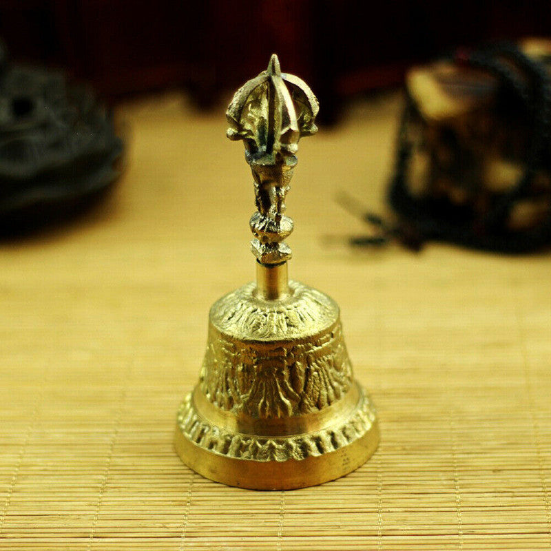 New Copper Handcrafted Meditation Singing Bell Dorje Vajra Bell