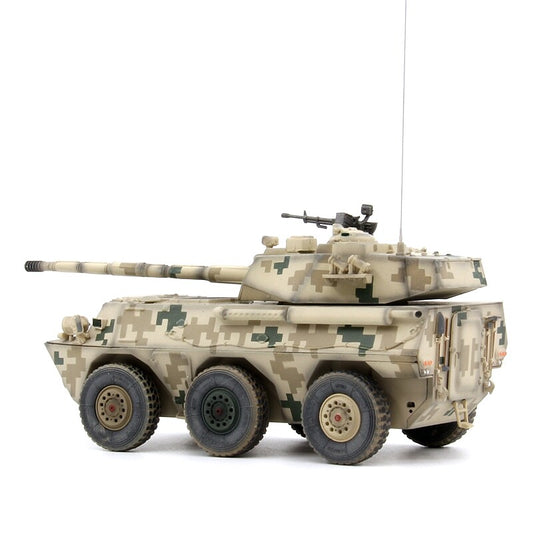 UNISTAR 1/72 China PTL02 wheeled armored vehicle model digital sand color