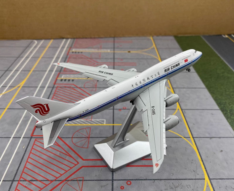 1:400 YY Wings AIR CHINA BOEING 747-8 Flap Down Airplane Diecast Aircraft Model