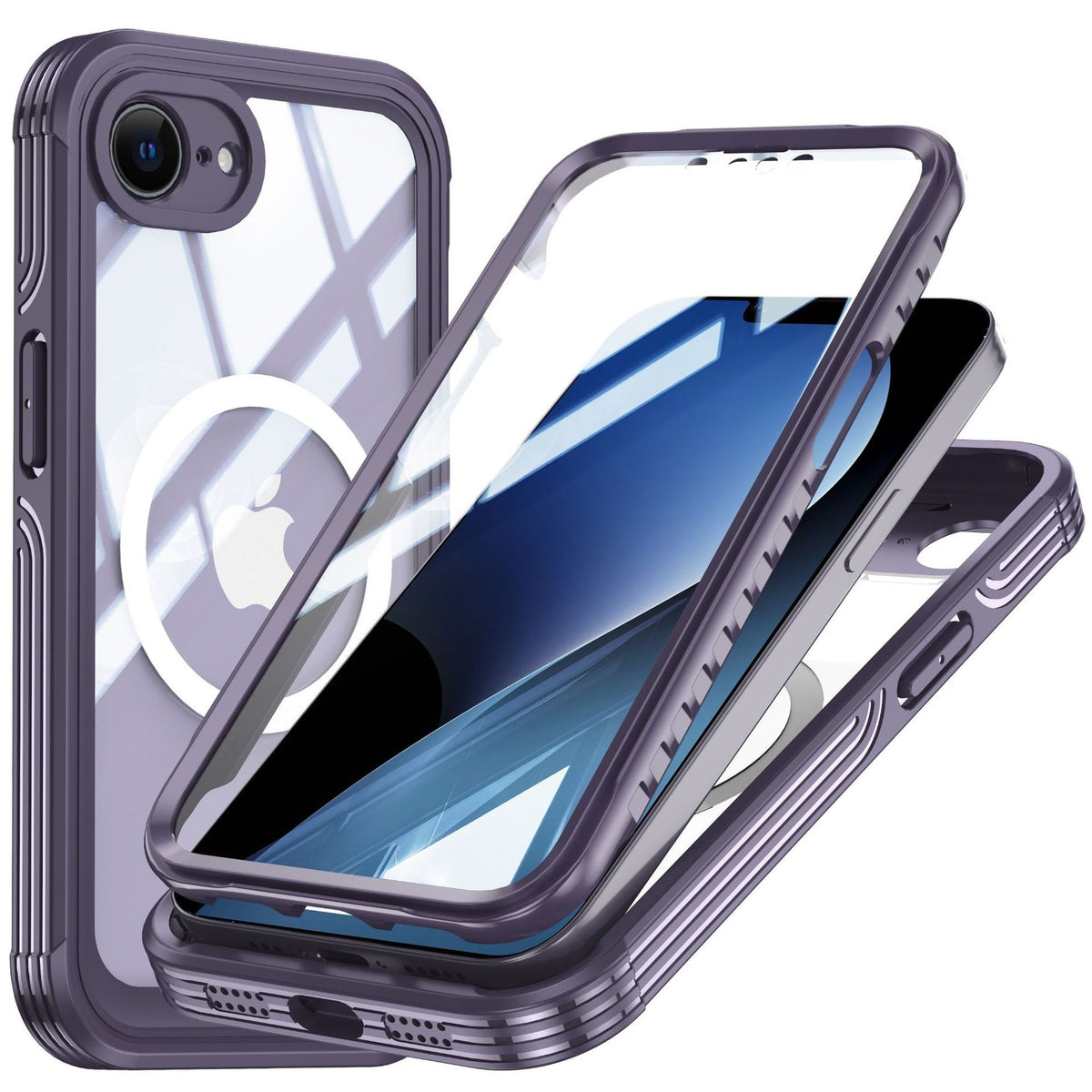 PC+9H Anti Drop Shockproof Dustproof Mobile Magnetic Phone case for IPhone16e