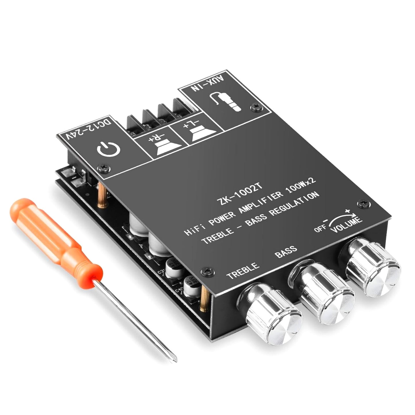 ZK-1002T Bluetooth 5.0 Amplifier Board 200W Dual TPA3116D2 Hifi Audio AMP New