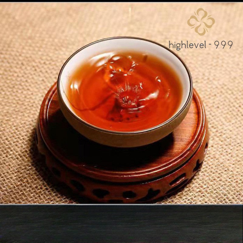 357g Ripe Puer Tea Cake Lao Banzhang Yunnan Ancient Tree Aroma Aged Tea