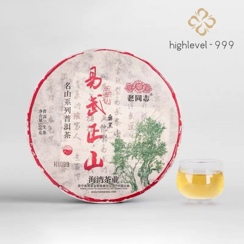 2021 Laotongzhi Haiwan Pu-erh Tea Yiwu Old Tree Ma Hei Raw Puerh Tea 500g Puer