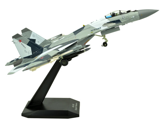 1:100 Sukhoi SU-35 Fighter Attack Metal Military Airplane Model,RFAF,Camouflage