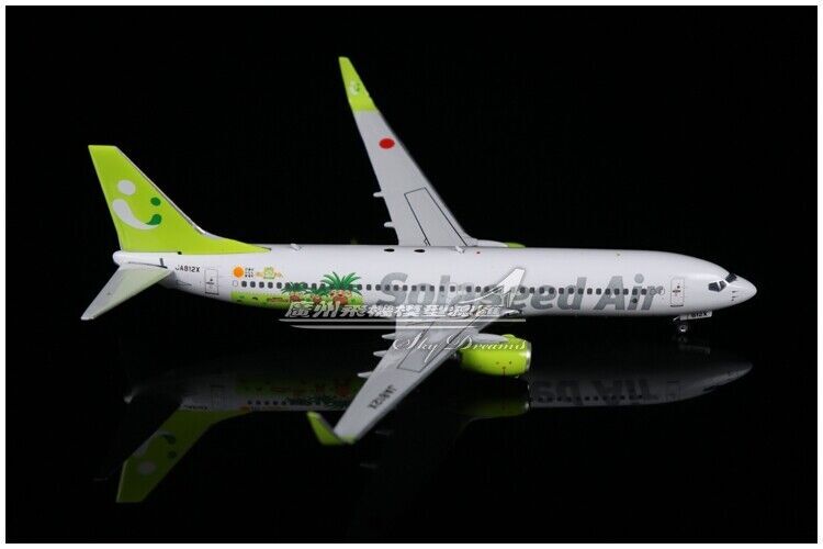 1:400 Phoenix Solaseed Air BOEING 737-800 Passenger Airplane Diecast Plane Model