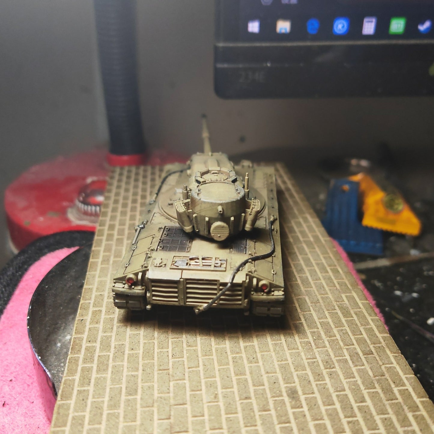 3D Printed 1/72 American Concept 1B Tank Finished Product