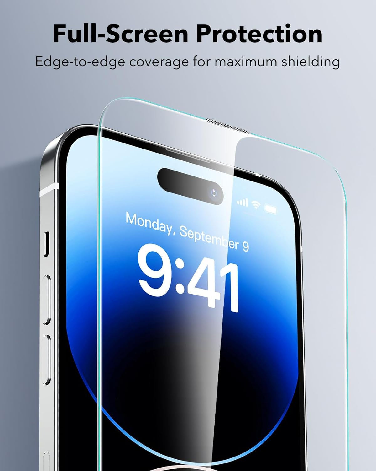3 Pack for Iphone 14 Pro Max Screen Protector, Military Grade Shatterproof, 9H H