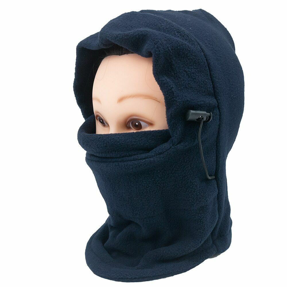 Winter Thermal Fleece Balaclava Hat Neck Warmer Hat Windproof Cap Cycling Hiking