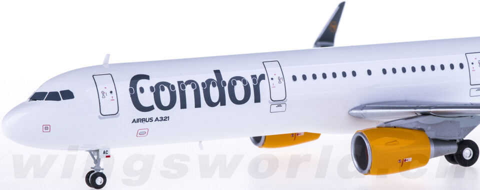 1:200 Herpa Condor AIRBUS A321 Passenger Airplane ABS Plastic Aircraft Model