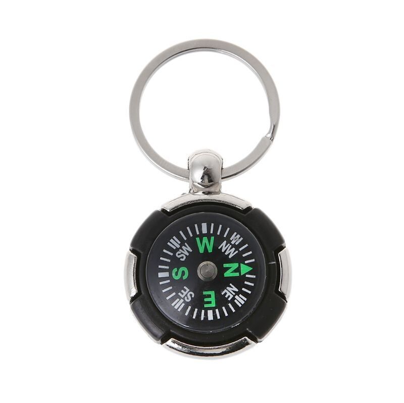 Outdoor Mini Compass Camping Hiking Navigator Portable Keychain Survival Tools