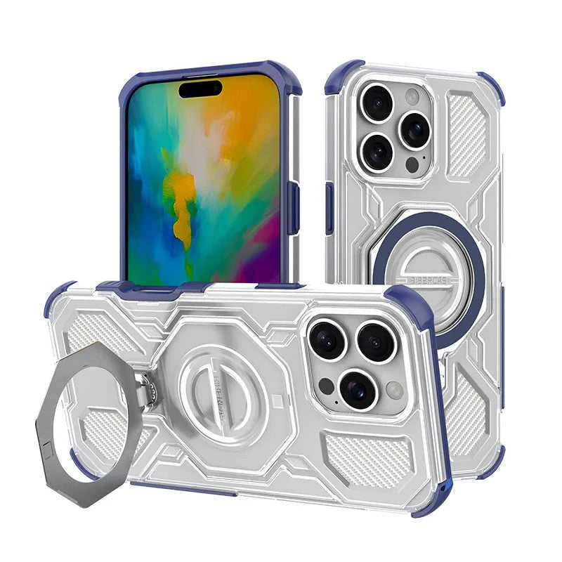 Magnetic Anti-Shock Full Protection Mobile Phone Case for iPhone 17 ProMax/16/15