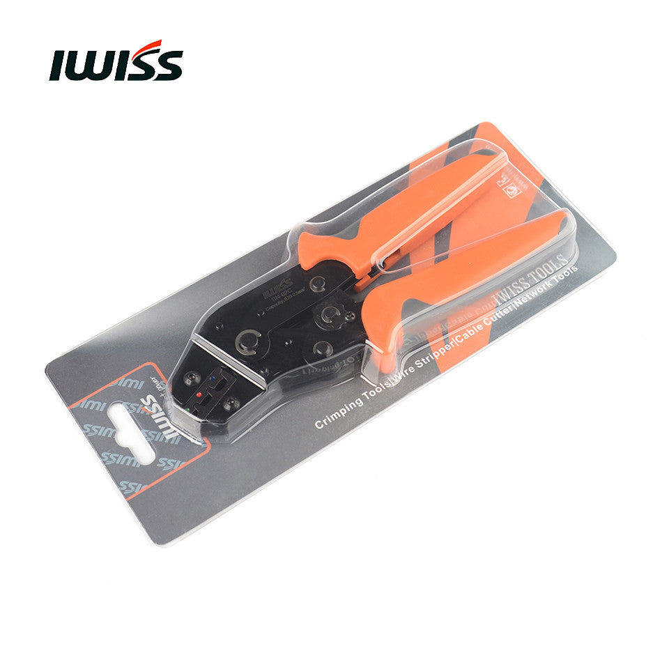 IWISS SN-02C Pre-insulated Terminal U Type Y Terminals Crimper Plier 0.25-2.5mm²