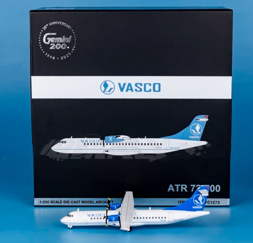 1:200 GeminiJets Vietnam Air Services Company ATR-72-500 Airplane Diecast Model
