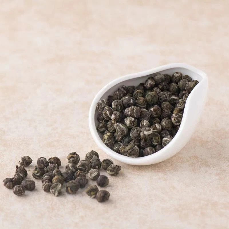 250g Jasmine flower Dragon Pearl GREEN TEA balls Loose Leaf,mo li long zhu tee