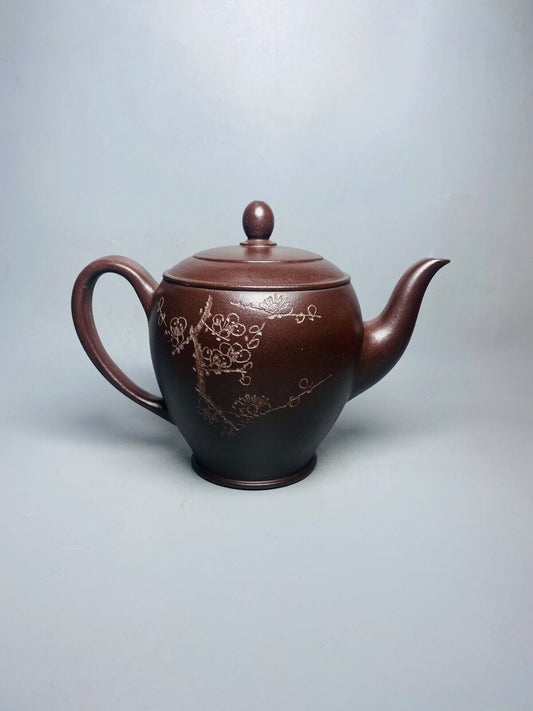 Chinese Yixing Zisha Clay Handmade Exquisite Teapot (美人肩 底款:景舟手)