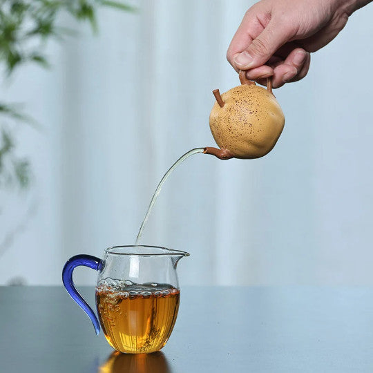 Zisha Clay Teapot From Yixing Yellow Unique Eggplant Tea Pot 160ml Puer Tea Pot