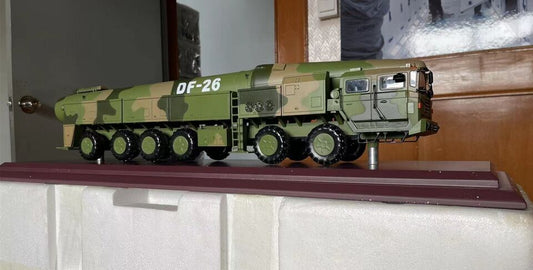1:26 72CM DF-26 Medium-range Ballistic Missile Launcher Diecast Model