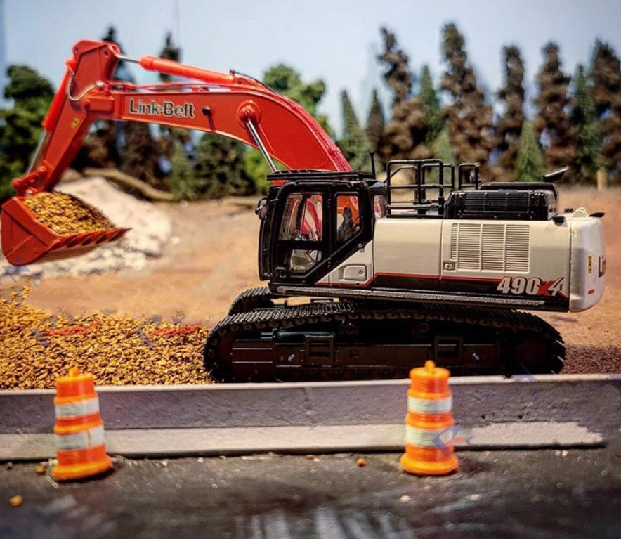 1:50 Link-Belt 490X4 Excavator Construction Machinery Equipment Diecast Model