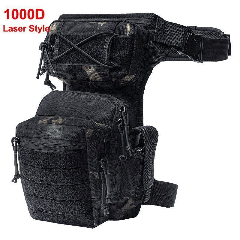 Men Leg Bag Waist Bag Utility Belt Pack Hiking Male Hip Bags Tactical Waist Bag