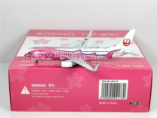 1:400 Phoenix JAPAN TRANSOCEAN AIR BOEING B737-800 Diecast Aircraft Plane Model
