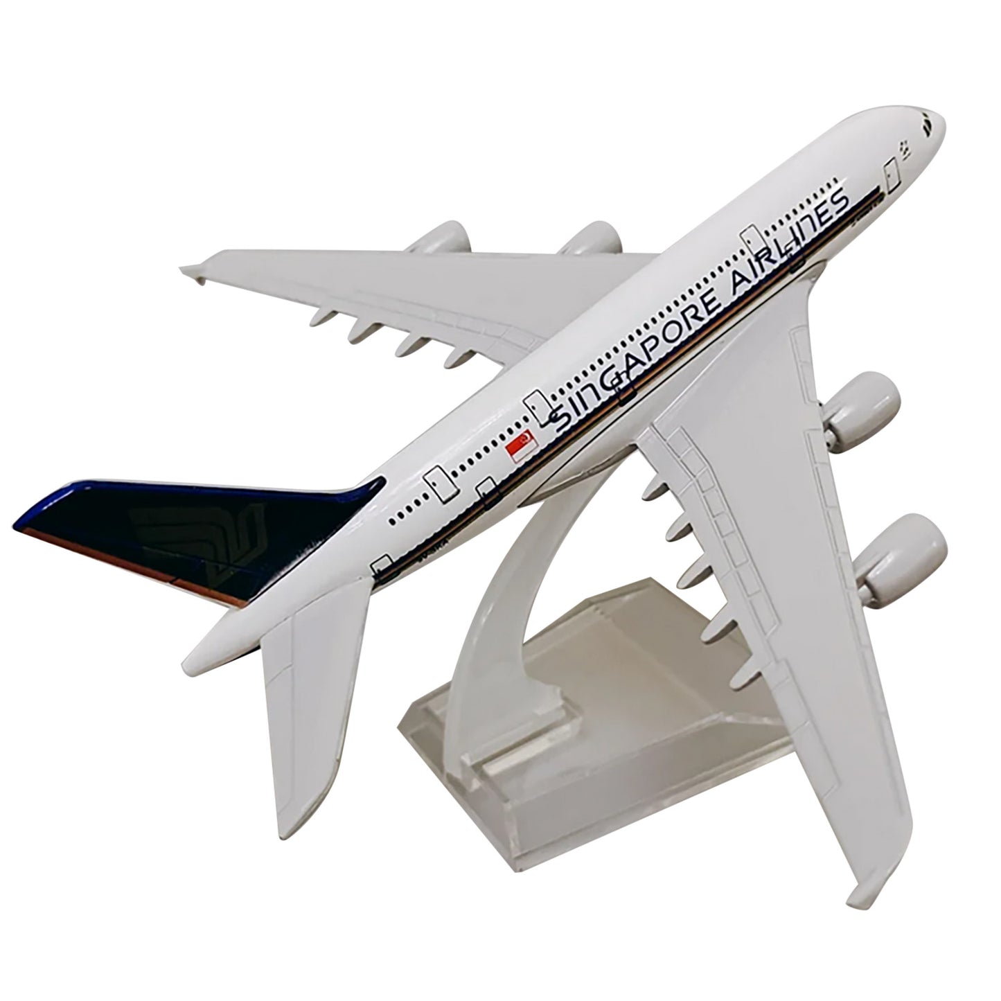 1/400 Scale 16cm Aircraft Singapore A380 Alloy Plane Model Static Display Gift