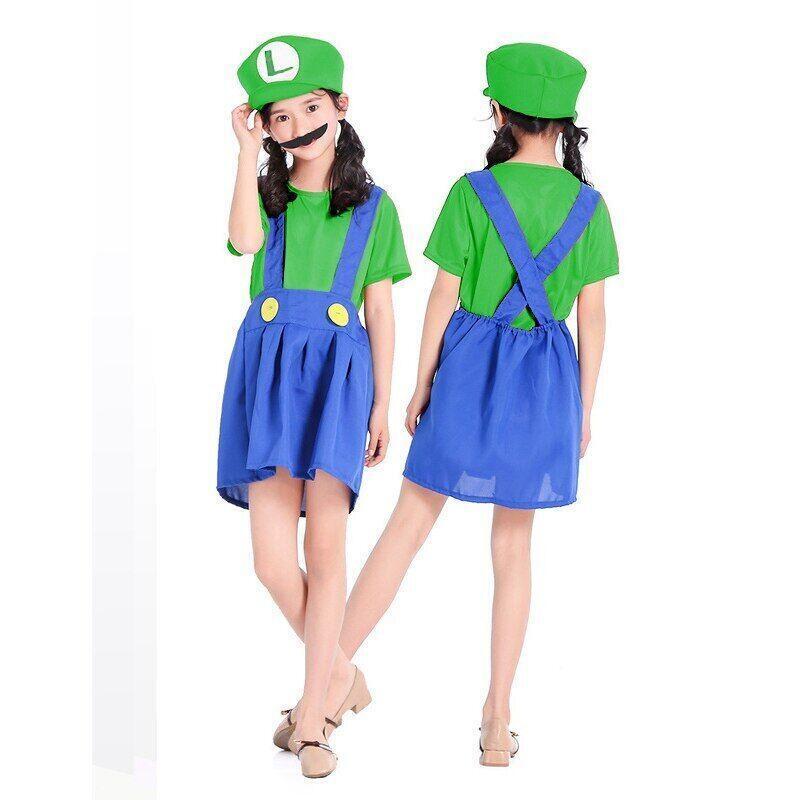 Cosplay Disfraz De Super Mario Traje De Para Adultos Y Niã±os Fiesta De Hallowee