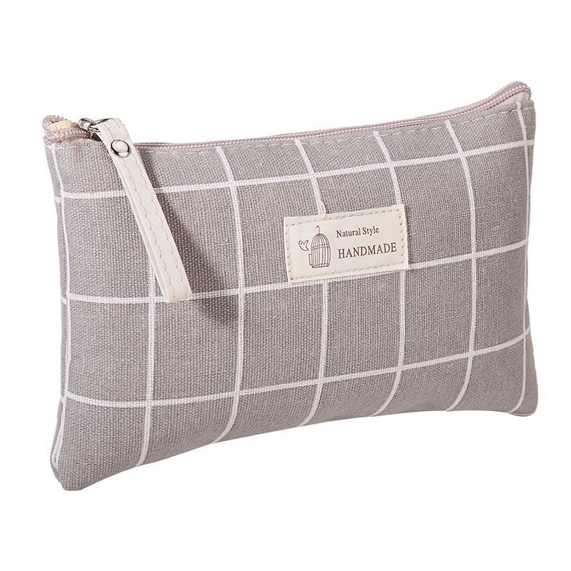 Canvas Makeup Bags Multicolor Pattern Cosmetic Travel Organizer Pouch 21*13*1 CM