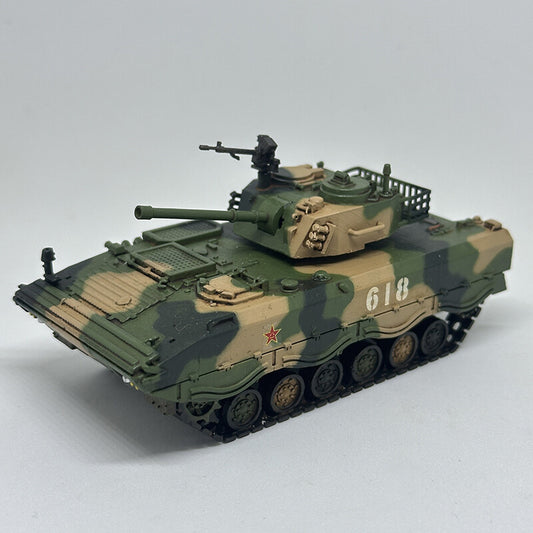 1/72 PLZ10 120mm self-propelled mortar tank model painted in three colors