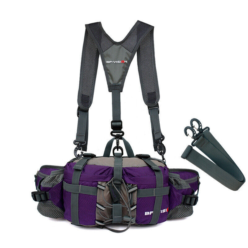 Sports Waist Bag Hiking Camping Climbing Men Women Shoulder Bag Backpack