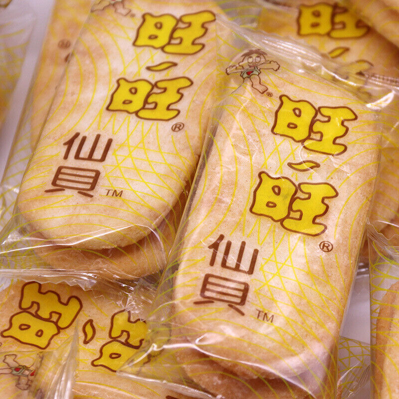 旺旺雪饼仙贝520g/袋 大米饼儿童休闲零食 Want Want Snow Cake 520g/bag Children's Leisure Snacks