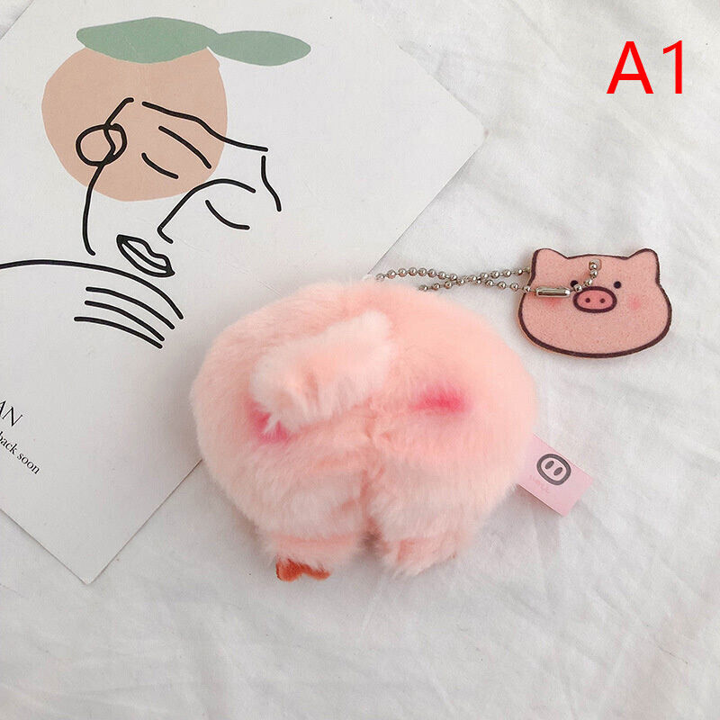 Bentoy Pig Plush Pink Soft Pig Keychain accessories Cute Student Bag Accessories