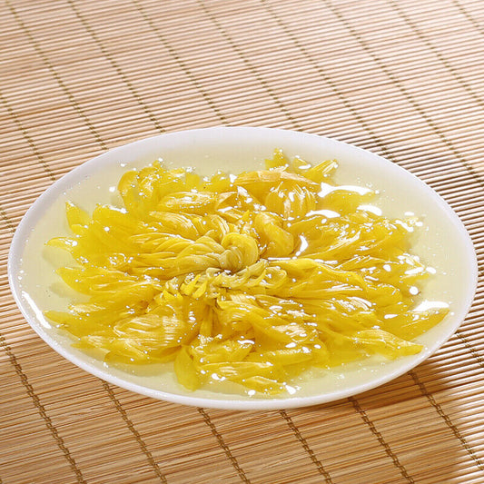 AnHui Gold Huang Ju 10 Pcs Large Chrysanthemum Flower Tea Herbal Tea in Summer