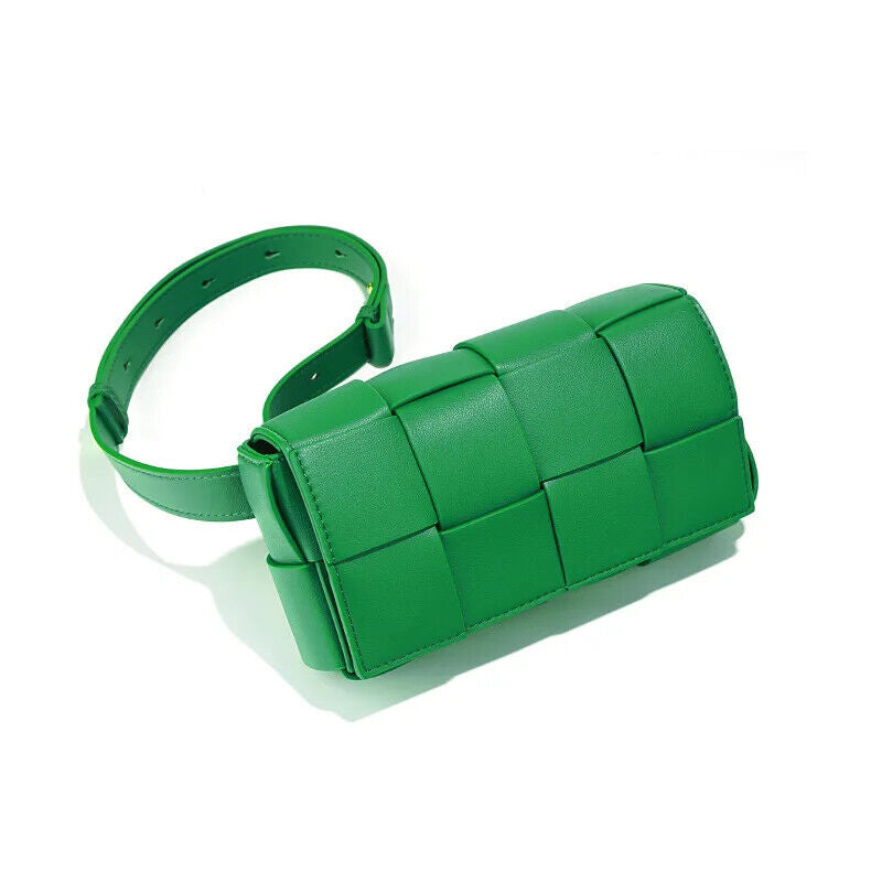 Bags Women Bag Weave Waist Belt Bag 2023 Trend Chest Pouch Female Bag