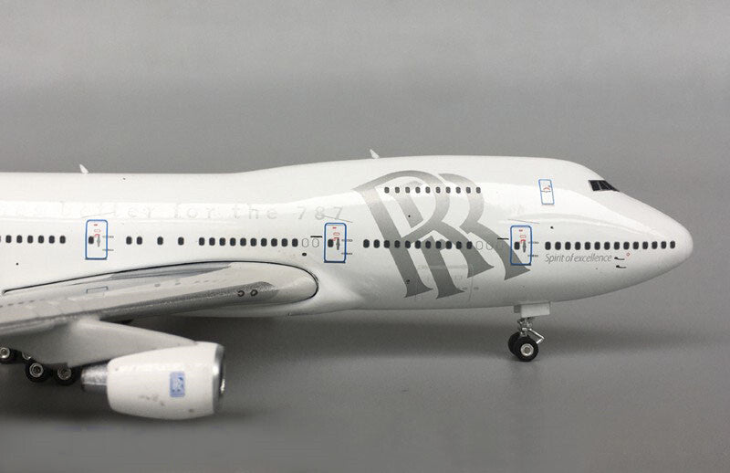 Phoenix for Rolls Royce for Boeing 747-200 N787RR Old painting 1/400 Plane Model
