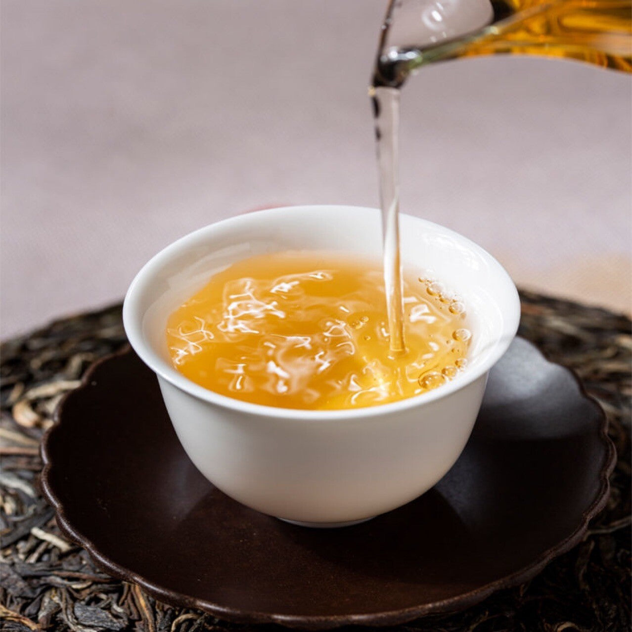 357g Pu'er Raw Tea Cake Yunnan Seven Cakes Yiwu Zhengshan Xiang Yang Shui Soft