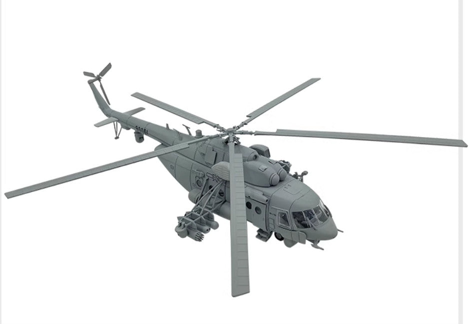 1:48 52CM China Mi-171Sh Military Transport Aircraft Helicopter Diecast Model