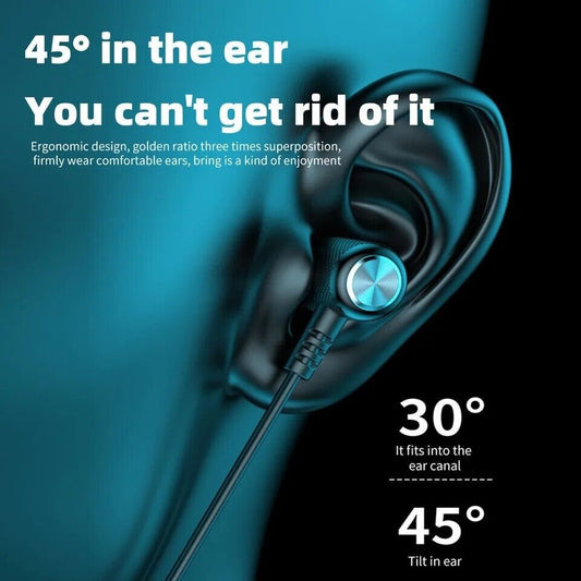 New Bluetooth Neckband Wireless Headphones Mic Headset Stereo Earbuds Earphone