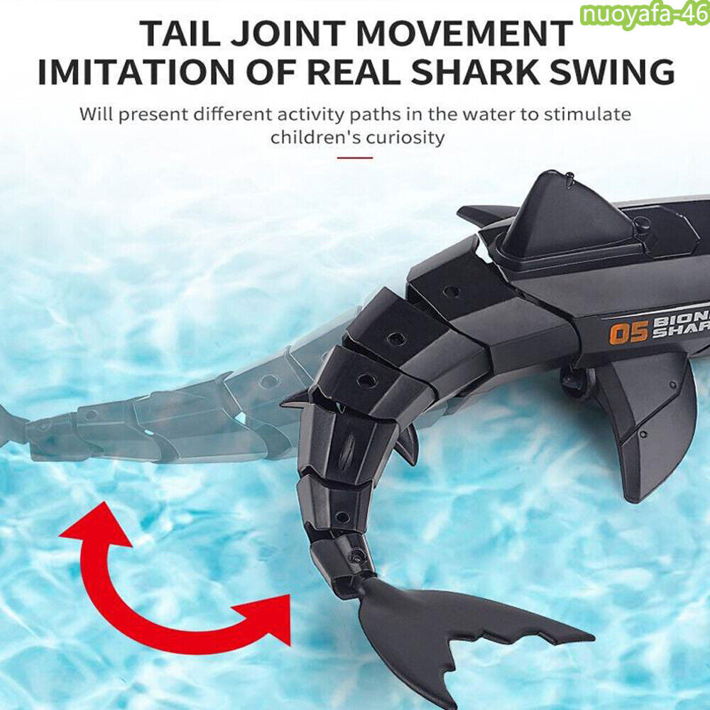 2.4G RC Electric Shark Fish Boat Remote Control Submarine Waterproof With Camera