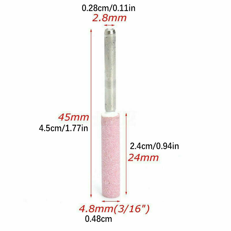 10Pcs Millstone Grinding Stones Sharpening Tool Kit For metal polishing