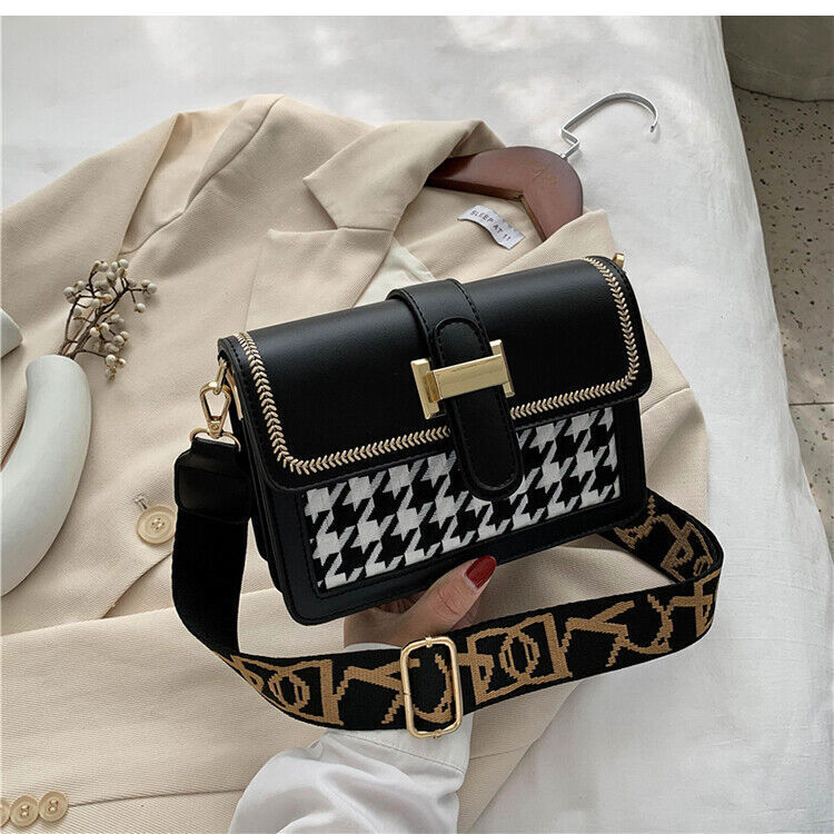 Bag Design Woolen Square Bag & Elegant Shoulder Bag Thickness 8cm