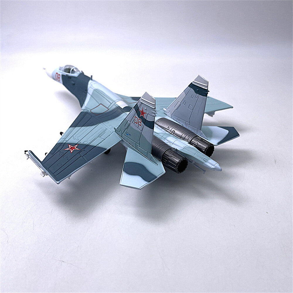 1/100 SU-27 Flanker Heavy Aircraft Fighter Aircraft Model Military Collection A