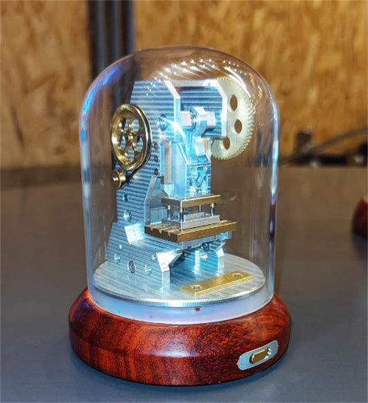 Mini Mechanical Punch Model Stamping Machine Movable Mechanical Handicrafts
