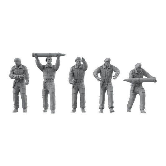 SSMODEL SSTR144917 1/144 Character Model UK Officer Gunner Soldiers