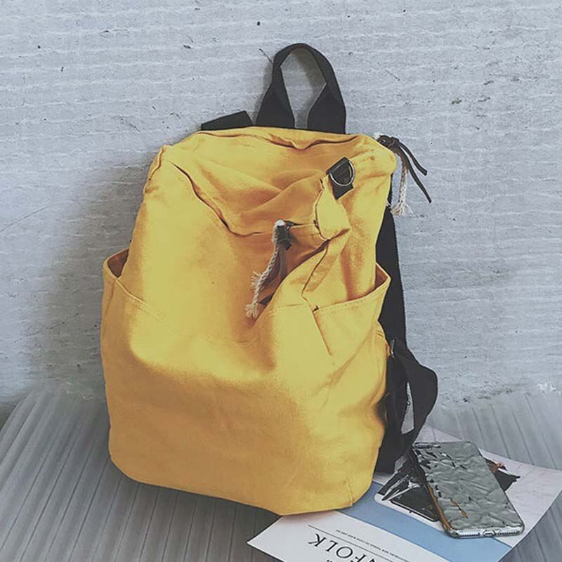 Backpack High Capacity Travel Purse Laptop Canvas Women Schoolbag 20-35 L Zipper