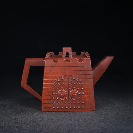 Chinese Yixing Zisha Clay Handmade Exquisite Teapot (长城 底款:徐汉棠)