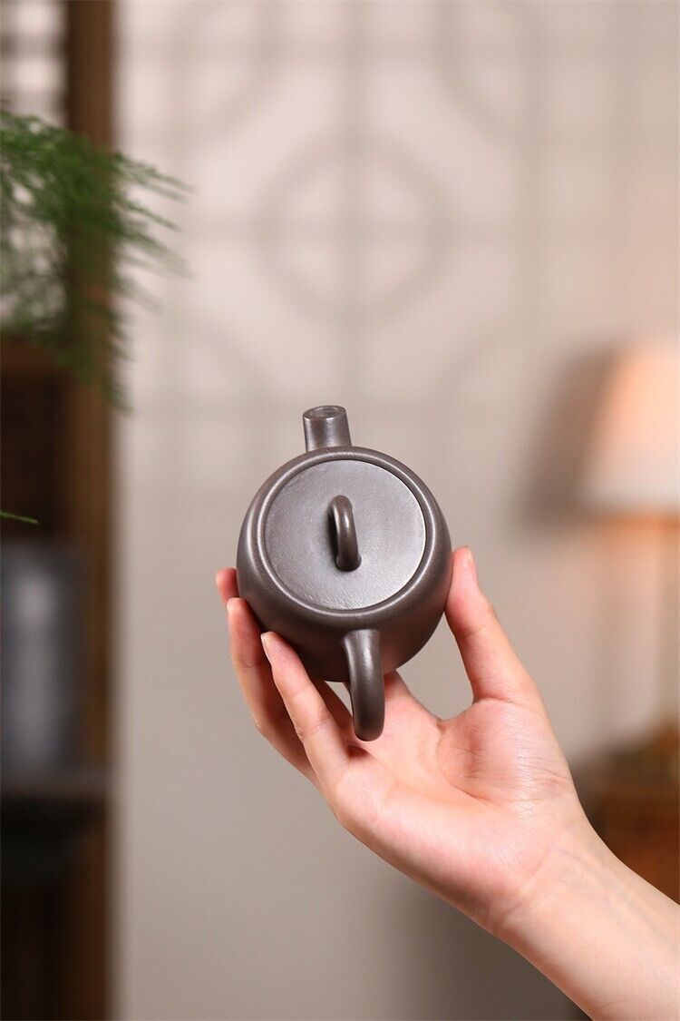 180cc Handmade Purple Sand Tea Pot in Yixing, China Purple Clay Ancient Jinghu Gongfu Tea Pot-