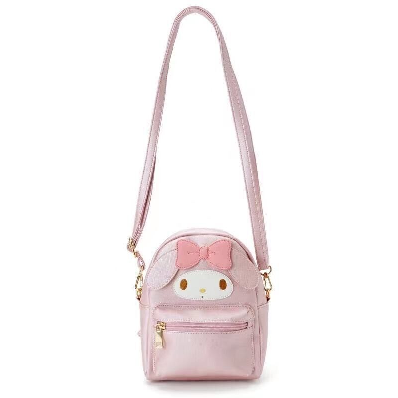 Synthetic Backpack Cartoon Melody Bag Messenger Bag Travel Bag Handbag Polyester