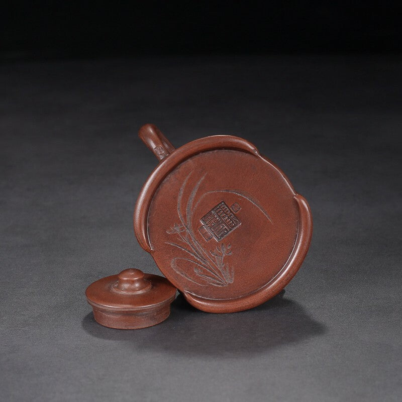 150ml Chinese Yixing Old Purple Clay Teapot Handmade Kung Fu Tea Set Decorate
