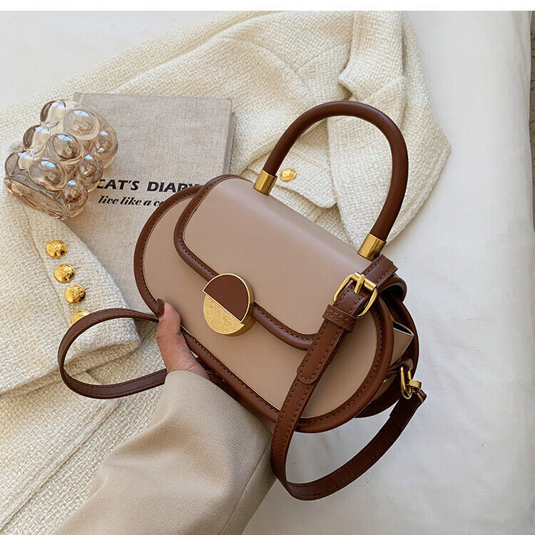 Women Shoulder Bag PU Leather Handbag Girls Tote Bag