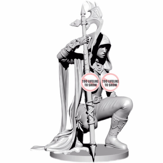1/24 resin figure model kit Dream Empire - Sacred Axe Goddess Unassembled